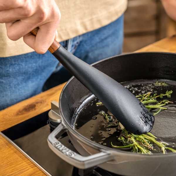 STAUB | Cuillère polyvalente - 300 mm - Silicone - Noir