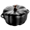 STAUB | CERAMIQUE - Cocotte - Forme de citrouille - Ø 150 mm - Céramique - Noir