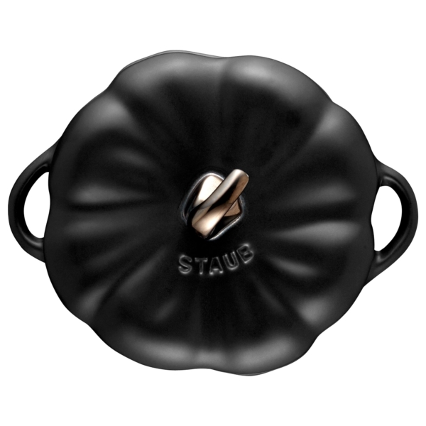 STAUB | CERAMIQUE - Cocotte - Forme de citrouille - Ø 150 mm - Céramique - Noir