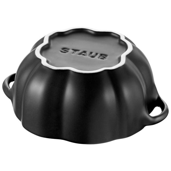 STAUB | CERAMIQUE - Cocotte - Forme de citrouille - Ø 150 mm - Céramique - Noir