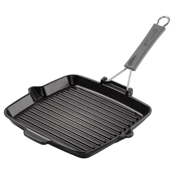 STAUB | GRILL PANS - Poêle à grill - 240x240 mm - Fonte - Noir