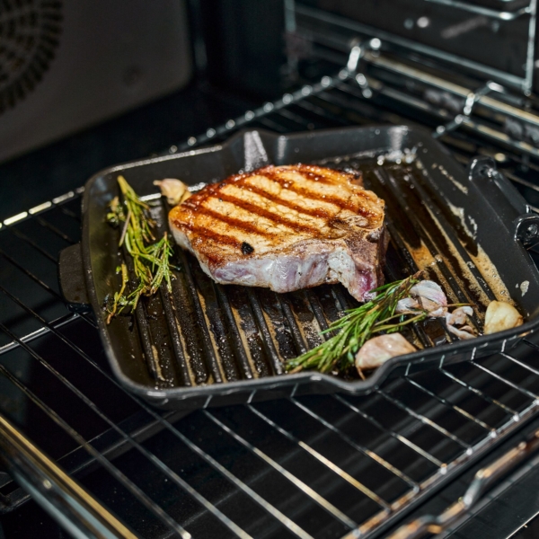 STAUB | GRILL PANS - Poêle à grill - 240x240 mm - Fonte - Noir