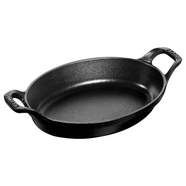 STAUB | SPECIALITIES - Plat à gratin - ovale - 210mm - Fonte - Noir