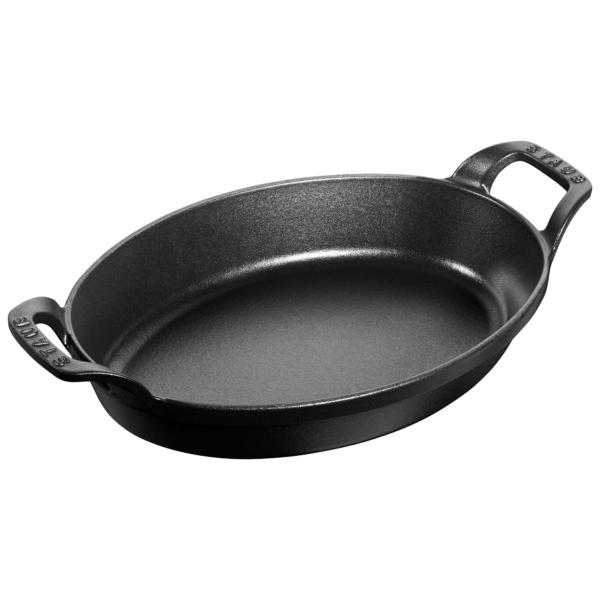 STAUB | SPECIALITIES - Plat à gratin - ovale - 240mm - Fonte - Noir