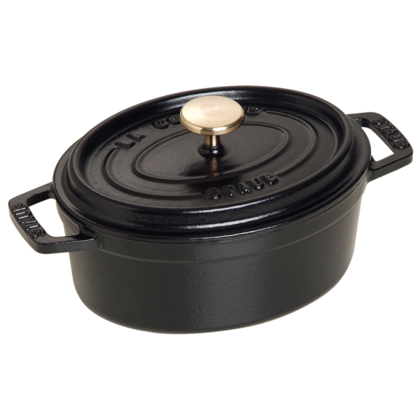 STAUB | LA COCOTTE - Cocotte - ovale - 170mm - Fonte - Noir