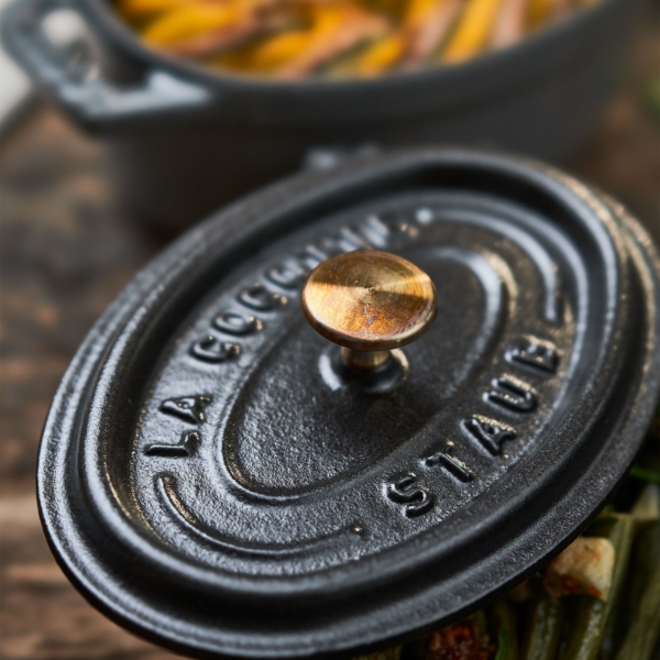 STAUB | LA COCOTTE - Cocotte - ovale - 150 mm - Fonte - Noir