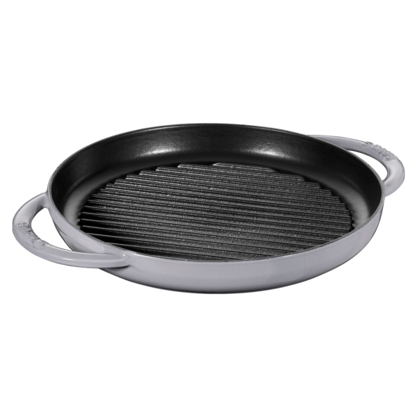 STAUB | GRILL PANS - Poêle à griller - Ø 260mm - Fonte - Gris graphite