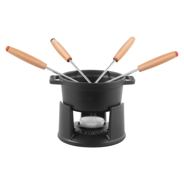 STAUB | SPECIALITIES - Mini ensemble à fondue - Ø 100 mm - Noir