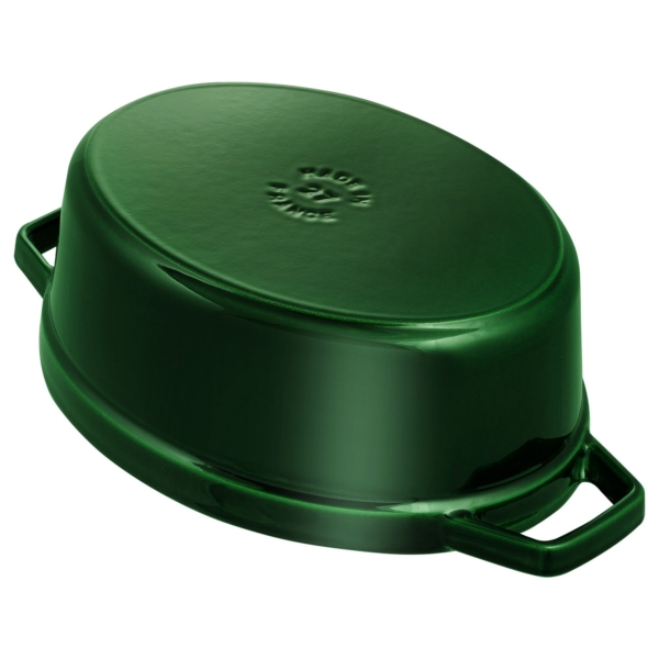 STAUB | LA COCOTTE - Cocotte - ovale - 330mm - Fonte - Vert basilic