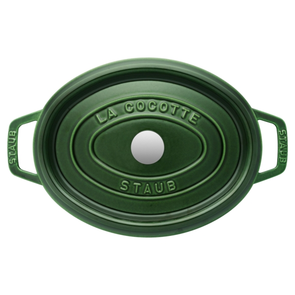 STAUB | LA COCOTTE - Cocotte - ovale - 330mm - Fonte - Vert basilic