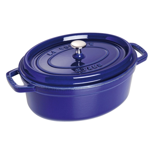 STAUB | LA COCOTTE - Cocotte - ovale - 330mm - Fonte - Bleu foncé