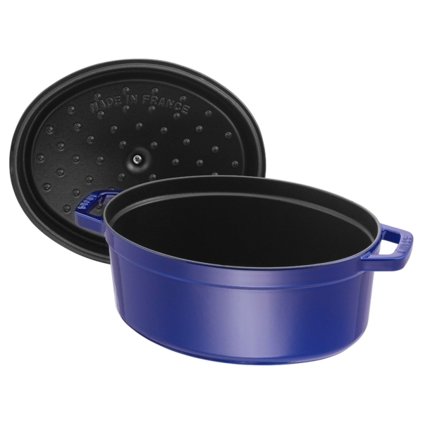 STAUB | LA COCOTTE - Cocotte - ovale - 330mm - Fonte - Bleu foncé