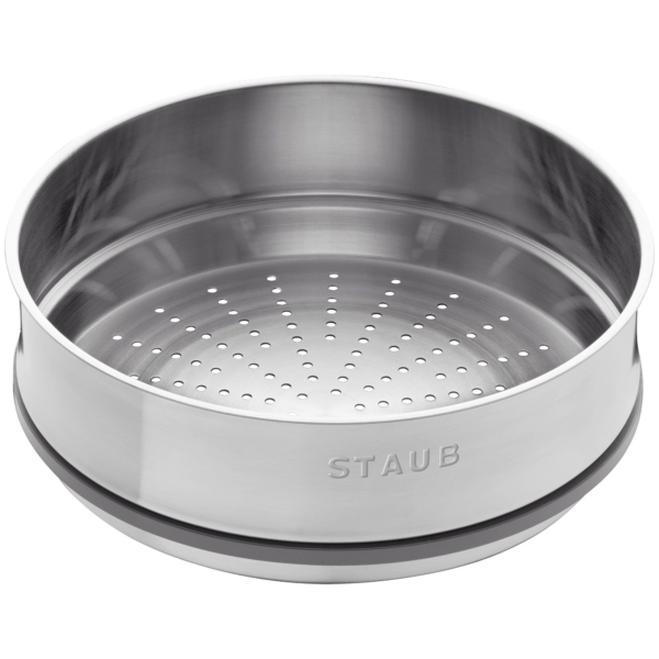 STAUB | LA COCOTTE - Cocotte avec insert vapeur - Ø 260mm - Fonte - Noir