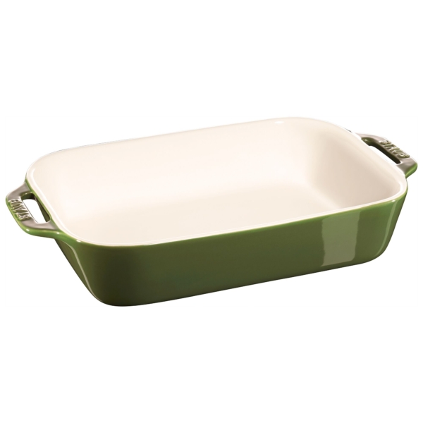 STAUB | CERAMIQUE - Plat à four - 270x200mm - Céramique - Vert basilic