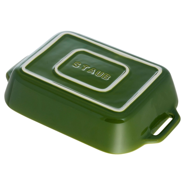 STAUB | CERAMIQUE - Plat à four - 270x200mm - Céramique - Vert basilic