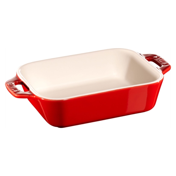 STAUB | CERAMIQUE - Plat à four - 140x110mm - Céramique - Rouge cerise