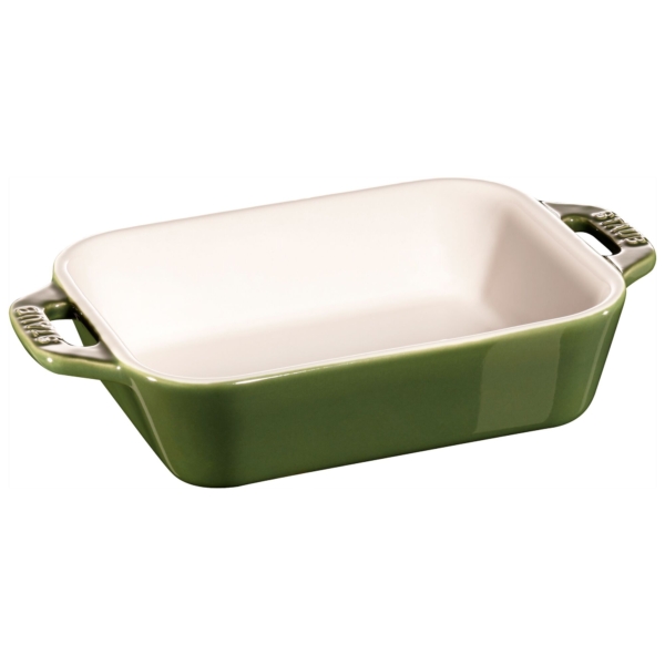 STAUB | CERAMIQUE - Plat à four - 140x110mm - Céramique - Vert Basilic