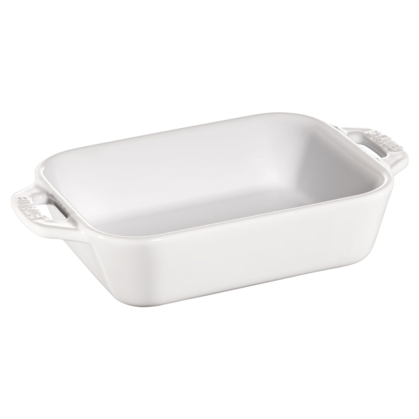 STAUB | CERAMIQUE - Plat à four - 140x110mm - Céramique - Blanc pur