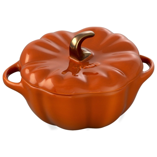 STAUB | CERAMIQUE - Cocotte - Forme Potiron - Ø 120mm - Céramique - Cannelle