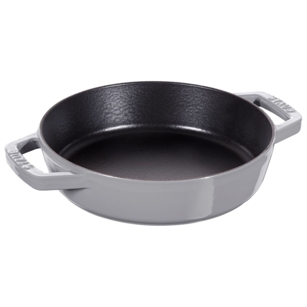 STAUB | PANS - Poêle à frire avec 2 poignées - Ø 200mm - Fonte - Gris graphite