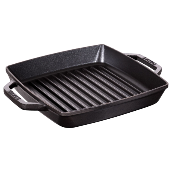 STAUB | GRILL PANS - Poêle à griller - 230x230mm - Fonte - Noir