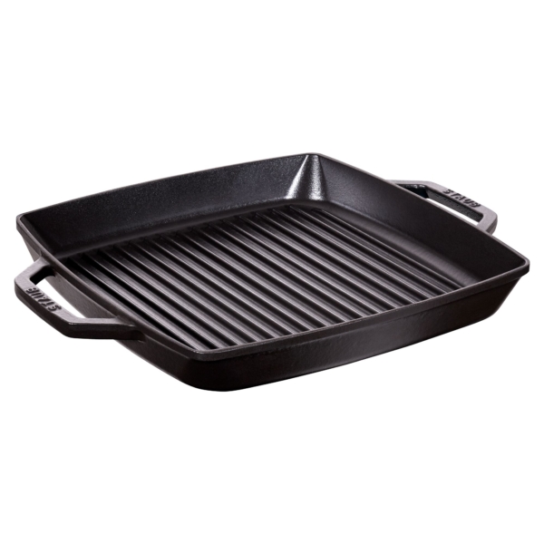 STAUB | GRILL PANS - Poêle à griller - 330x330mm - Fonte - Noir