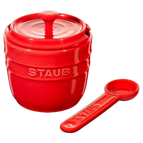 STAUB | CERAMIQUE - Sucrier - Ø 90mm - Céramique - Rouge cerise