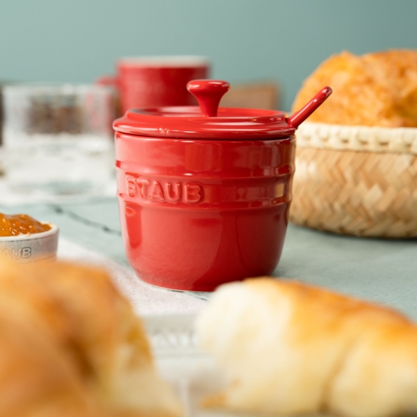 STAUB | CERAMIQUE - Sucrier - Ø 90mm - Céramique - Rouge cerise