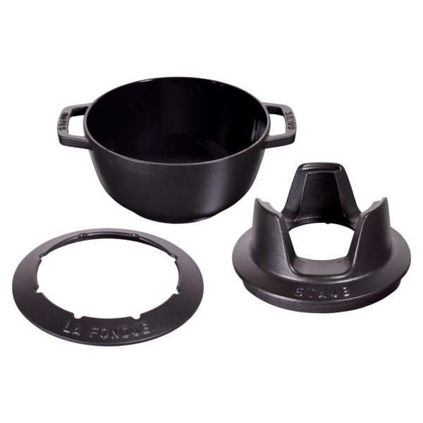 STAUB | SPECIALITIES - Set à Fondue - Ø 200mm - Fonte - Noir