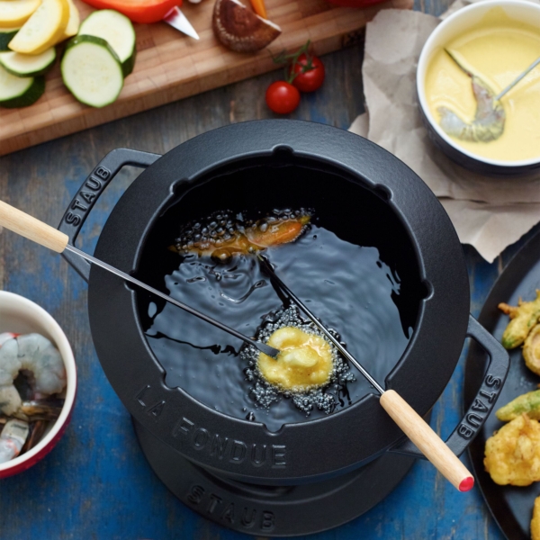 STAUB | SPECIALITIES - Set à Fondue - Ø 200mm - Fonte - Noir