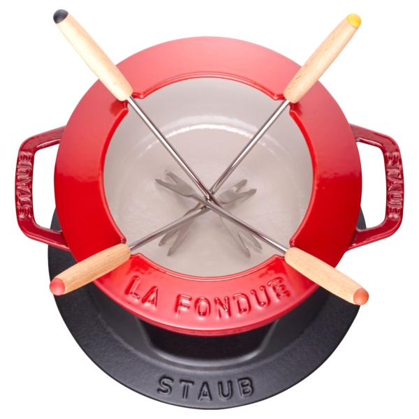 STAUB | SPECIALITIES - Set à Fondue - Ø 160mm - Fonte - Rouge Cerise