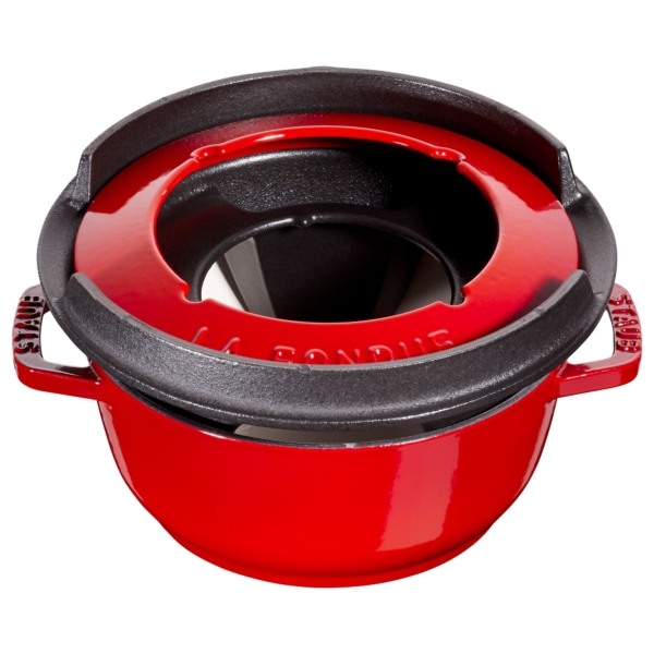 STAUB | SPECIALITIES - Set à Fondue - Ø 160mm - Fonte - Rouge Cerise