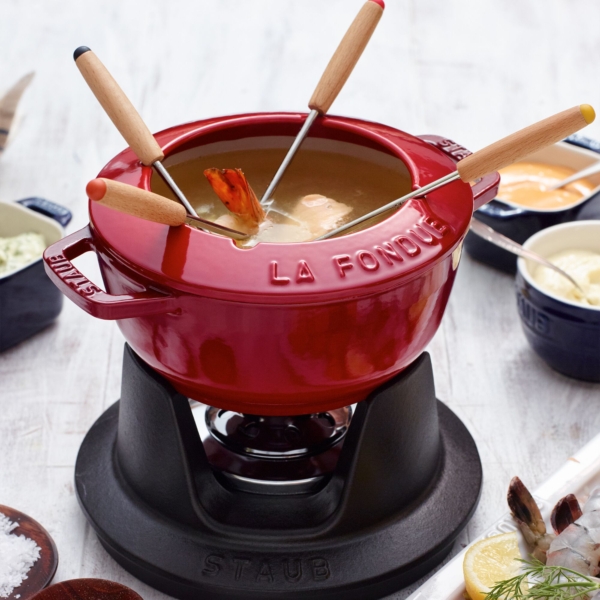 STAUB | SPECIALITIES - Set à Fondue - Ø 160mm - Fonte - Rouge Cerise