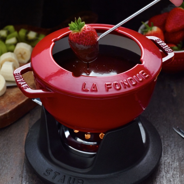 STAUB | SPECIALITIES - Set à Fondue - Ø 160mm - Fonte - Rouge Cerise