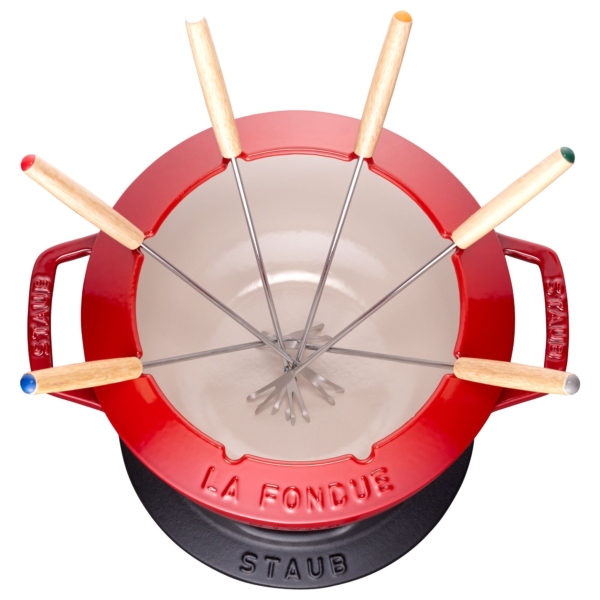 STAUB | SPECIALITIES - Set à Fondue - Ø 180mm - Fonte - Rouge Cerise