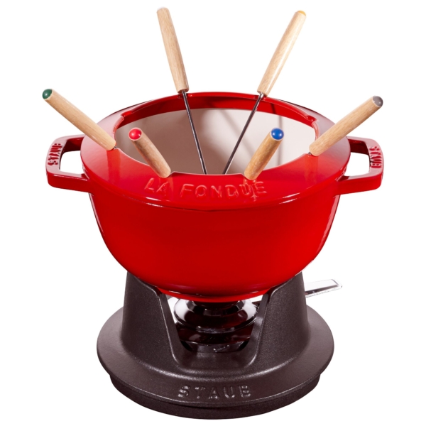 STAUB | SPECIALITIES - Set à Fondue - Ø 200mm - Fonte - Rouge Cerise