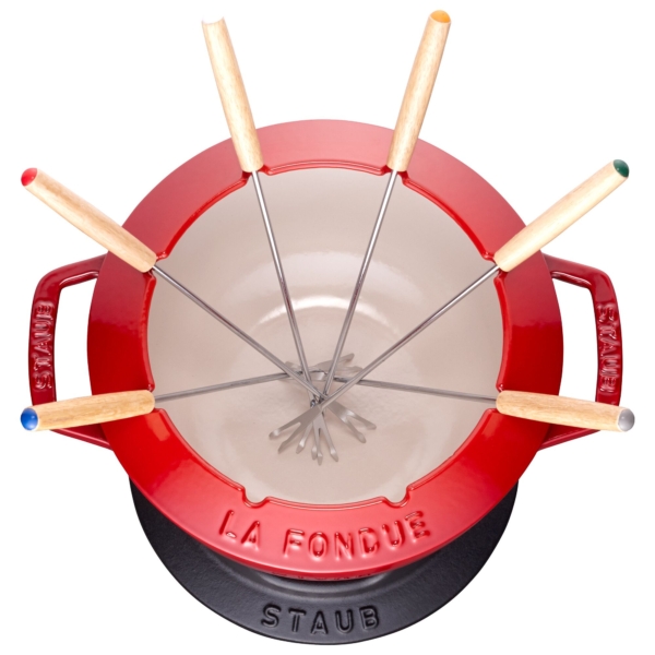 STAUB | SPECIALITIES - Set à Fondue - Ø 200mm - Fonte - Rouge Cerise