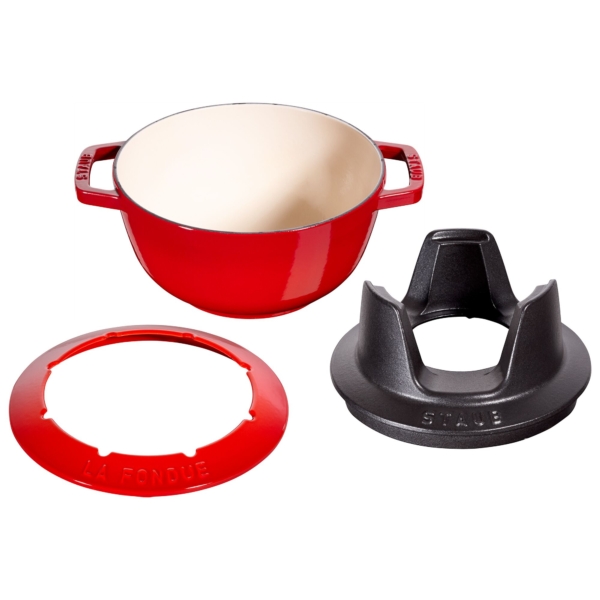 STAUB | SPECIALITIES - Set à Fondue - Ø 200mm - Fonte - Rouge Cerise