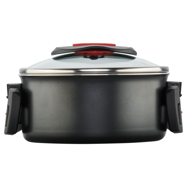 BALLARINI | CLICK & COOK - Casserole avec couvercle en verre - Ø 200 mm - Aluminium