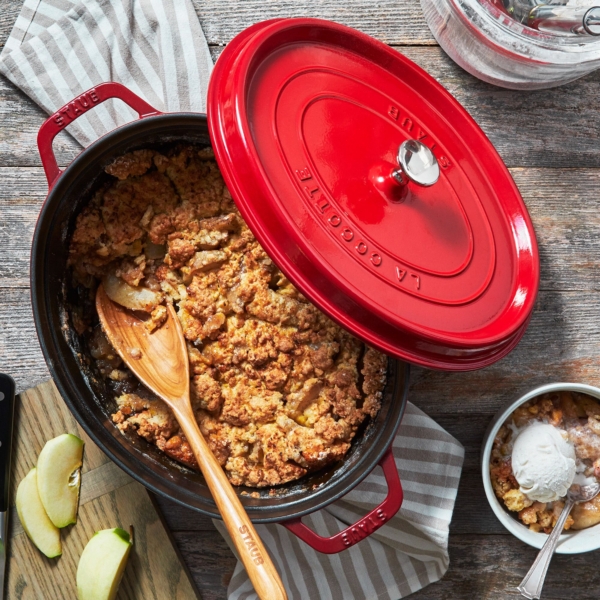 STAUB | LA COCOTTE - Cocotte - ovale - 370mm - Fonte - Rouge cerise