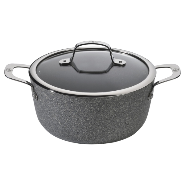 BALLARINI | SALINA - Casserole - Ø 160mm - Aluminium - Aspect pierre gris