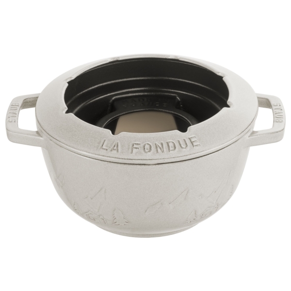 STAUB | SPECIALITIES - Ensemble à fondue - Ø 200 mm - Fonte - Truffe Blanche