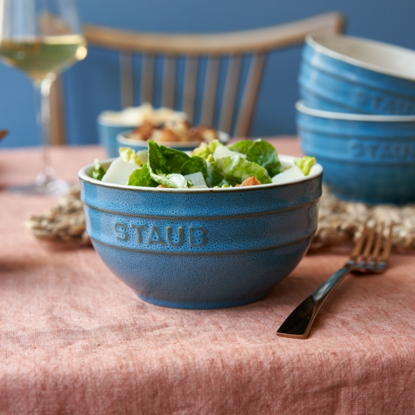 STAUB | CERAMIQUE - Ensemble de bols, 4 pièces - Ø 140 mm - Céramique - Turquoise antique