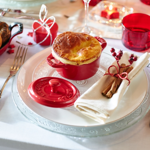 STAUB | CERAMIQUE - Cocotte Set- 4-pièces - Ø 100mm - Céramique - Rouge cerise