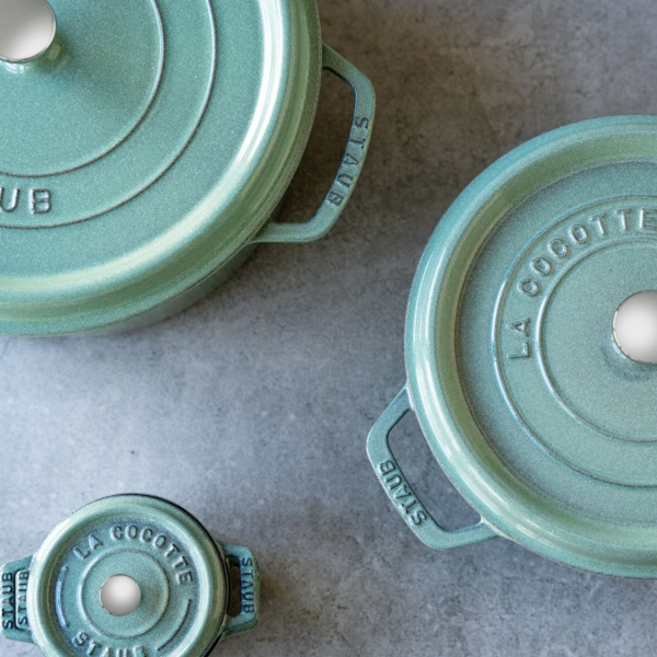 STAUB | LA COCOTTE - Mini Cocotte - Ø 100mm - Fonte - Vert sauge