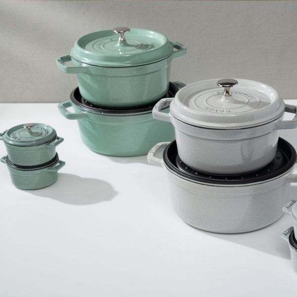 STAUB | LA COCOTTE - Mini Cocotte - Ø 100mm - Fonte - Vert sauge