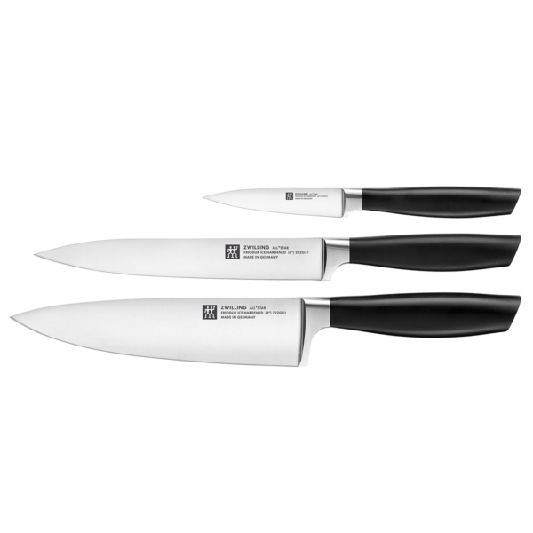 ZWILLING | ALL * STAR - Ensemble de couteaux - 3 pièces - Noir