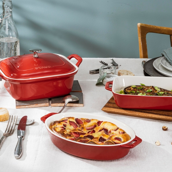 STAUB | CERAMIQUE - Plat à four - 230mm - Céramique - Rouge cerise