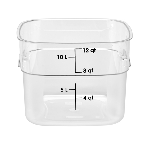 (6 pièces) CAMBRO | CAMWEAR® - Récipient FreshPro - 11,4 litres - Transparent