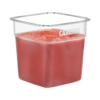 (6 pièces) CAMBRO | CAMSQUARES® - Récipient FreshPro en polypropylène - 0,9 litre - Transparent